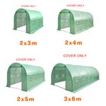 BIRCHTREE Replacement Polytunnel Greenhouse - Pollytunnel Poly Tunnel Cover Only