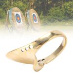 Archery Thumb Ring Brass Finger Protector For Outdoor Hunting