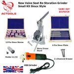 Sioux Valve Seat Re Storation Grinder 230v 50Hz Small Kit Style UK ACTOOLS