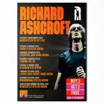 Richard Ashcroft Poster Rock Musician 17 July 2026 Promo Summer Poster A5-A3