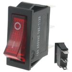 On Off Switch for Swan Tea Urn Manual Fill Water Boiler Red Illuminated Rocker