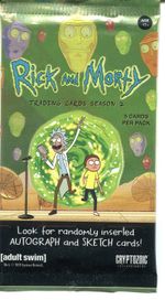 Rick And Morty Season 2 Factory Sealed Hobby Packet / Pack