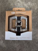 Crankbrothers Mallet DH Click Pedals Silver Pair NEW MTB