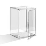 X Large-Clear Clear Acrylic Display Case Large Stackable Storage Box 1 Pack UK#