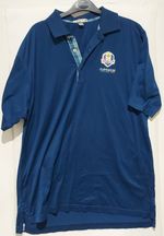 Peter Millar 2014 Ryder Cup Polo Medium (Fits Normal Large) Blue. Never worn. 