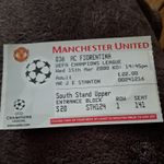 Manchester United v FIORENTINA stub 2000 CHAMPIONS LEAGUE