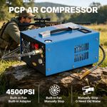 4500PSI PCP Air Compressor Electric Airgun Rifle High Pressure Pump 8L New