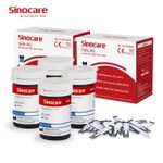 500Pcs Diabetes Blood Sugar Testing Strips  for Safe AQ Meter mmol&mg