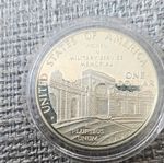 1997 US Women in Military Service Memorial $1 Silver Coin