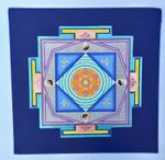 RAHI VASTU YANTRA * SATURN YANTRA SHANI * HAND PAINTED * SACRED * SRI YANTRA