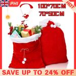 XXL Santa Sack Luxury Velvet Christmas Xmas Present Gift Bag 100x70cm Drawstring