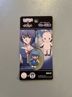 Rose O'Neill Kewpie  Evangelion Rei Ayanami Mascot Figure Keychain Strap