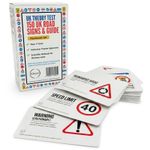 UK Driving Theory Test 150 Road Signs & Guide Flashcards - Pass 1st Time