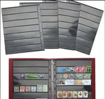 100 Stamp stock sheets-7-Line Divided-Double sided 200 pages-Cheapest in World