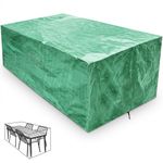 Garden Patio Furniture Cover Outdoor Canopy Waterpr Rectangle Table Cover Green