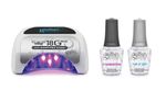 Gelish LED 18Gplus LED Lamp For Curing Gel Nail Polish with Top & Base Coat Kit