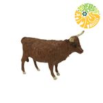 Britains 1:32 Highland Cow Plastic 7cm 3” Vintage Horns 1970's Collectable Toy
