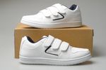 Mens Wide Fitting Trainers White Touch Fastening Sizes 7 8 9 10 11 12