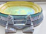 Empire Exhibition Wembley 1924 Rate Crown Ducal Large Blue Lustre Stadium.