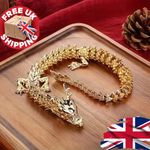 Stunning Metal Dragon Figurine Ornament Gift UK