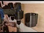 Drill Holder Wall Mounted, Power Tools, Pack Of 2, Choice Of Colours
