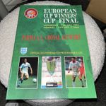 1993 PARMA AC v ROYAL ANTWERP. European Cup Winners Cup Final. MINT condition.