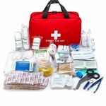 184pcs First Aid Kit, Multi-purpose Emergency Medical Supplies Portable Medical 