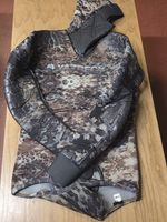 premium, open-cell camo spearfishing/freediving wetsuit jacket by Yazbeck 10M XL