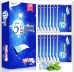 TEETH WHITENING STRIPS 5D WHITE 28 PCS 14 DAY KIT FAST RESULTS UK SELLER