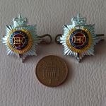 Pair of ER Crown Starburst Royal Corps Of Transport.