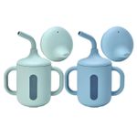Baby Trainer Cup No Spill Sippy Cup BPA Free Food Grade Silicone 150ml Babies 