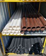 75mm Down Pipe White  Brown  Black 3 metre lengths