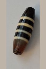 Tibetan Dzi Bead - agate - Xian Zhu type