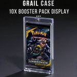 10X Booster Pack Magnetic Display Case – UV Resistant One-Touch Holder Protector