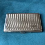 Vintage French Pierre Lamané® Cigarette Case with Mirror – c. 1940s–50s