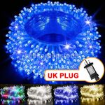 Mains Plug in Fairy String 100-500LED Lights Wedding Christmas Indoor Outdoor UK