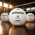 Volleyball Ball Official Fivb Synthetic Leather, Size 5