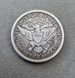 1897 Quarter Dollar - Barber Quarter - USA - Very Good Condition 