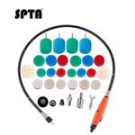 SPTA 30Pcs Mini Buffing Detail Sponge Pads for Rotary Polisher Cordless Drill