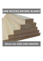 LIME WOODCARVING WOOD CARVING - KILN DRIED - 25MM RELIEF CARVING BASSWOOD