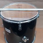 Millenium Floor Tom 14 x 14 Drum Black Wood Shell Floor Tom Percussion Drum