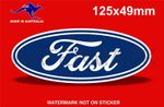 FAST FORD STICKER DECAL