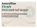 Amorolfine (LIKE CURANAIL) Fungal Nail Treatment Once Weekly 5% - 3ml