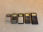 Job Lot of 5 Desirable Vintage Calculators