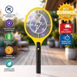 Bug Zapper Racket Electric Fly Wasp Mosquito Insect Killer Swatter Bat