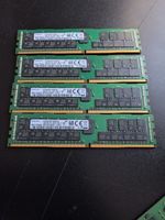 4 X Samsung 32GB DDR4 2666MHz ECC Registered Server RAM - M393A4K40BB2-CTD6Y