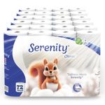 3-Ply Toilet Rolls Luxury Soft Unscented Tissue Paper Bulk Mega Bundles