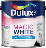 Dulux Magic White Matt Emulsion Paint - Pure Brilliant White - 2.5 Litre, 527500