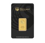 The Perth Mint 10g Gold Bar Black Card