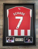 Signed Framed Brentford Shirt 2025 2026 Premier League Schade